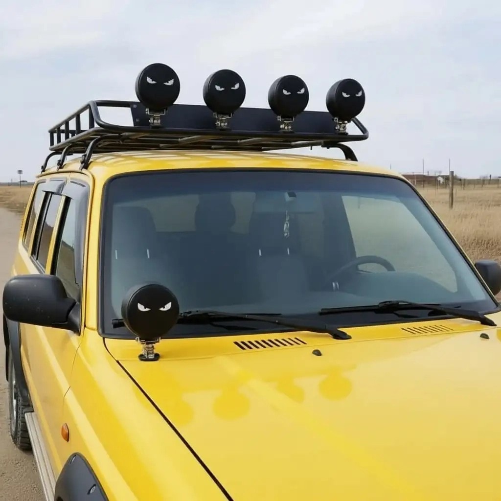 Off Road Led Sis Lamba Kılıfı - Gözler